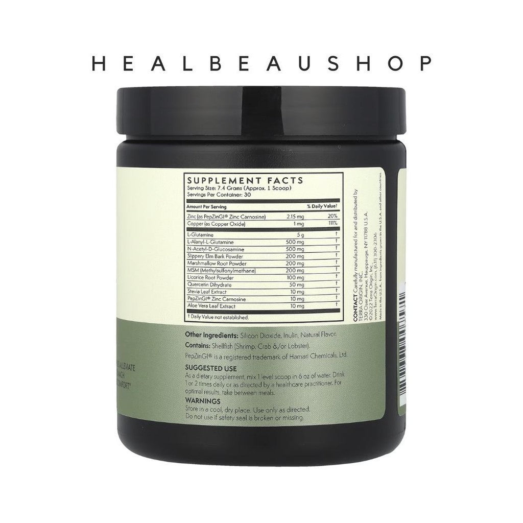 Terra Origin Healthy Gut Powder Kesehatan Pencernaan Rasa Peach banana