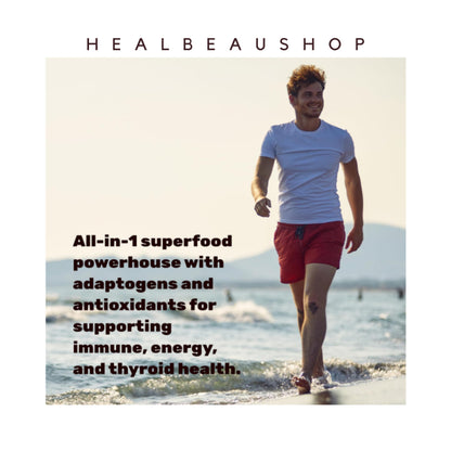 Deal Sea Moss 7000mg 14 Superfood 240caps Korean Panax, Black Seed, Ashwagandha