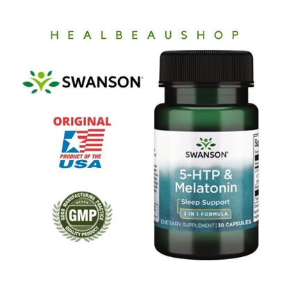 Swanson Ultra 5 HTP & Melatonin isi 30 caps Sleep Support