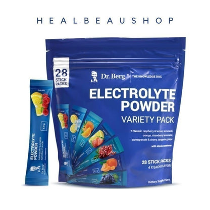 Dr. Berg Electrolytes Powder 50serving Diet Detox Potassium Magnesium Ori USA