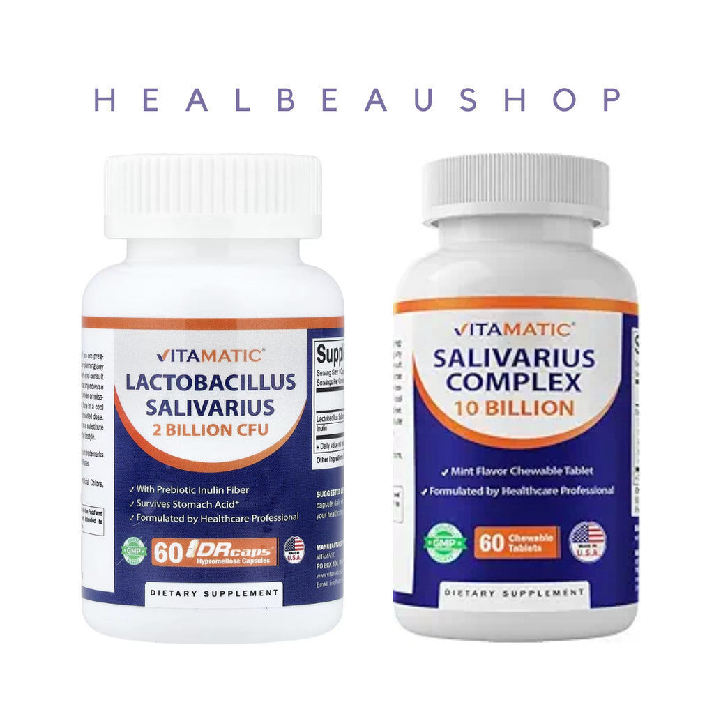 Vitamatic Lactobacillus Salivarius 2 Billion CFU & 10 Billion Complex 60 DRCaps