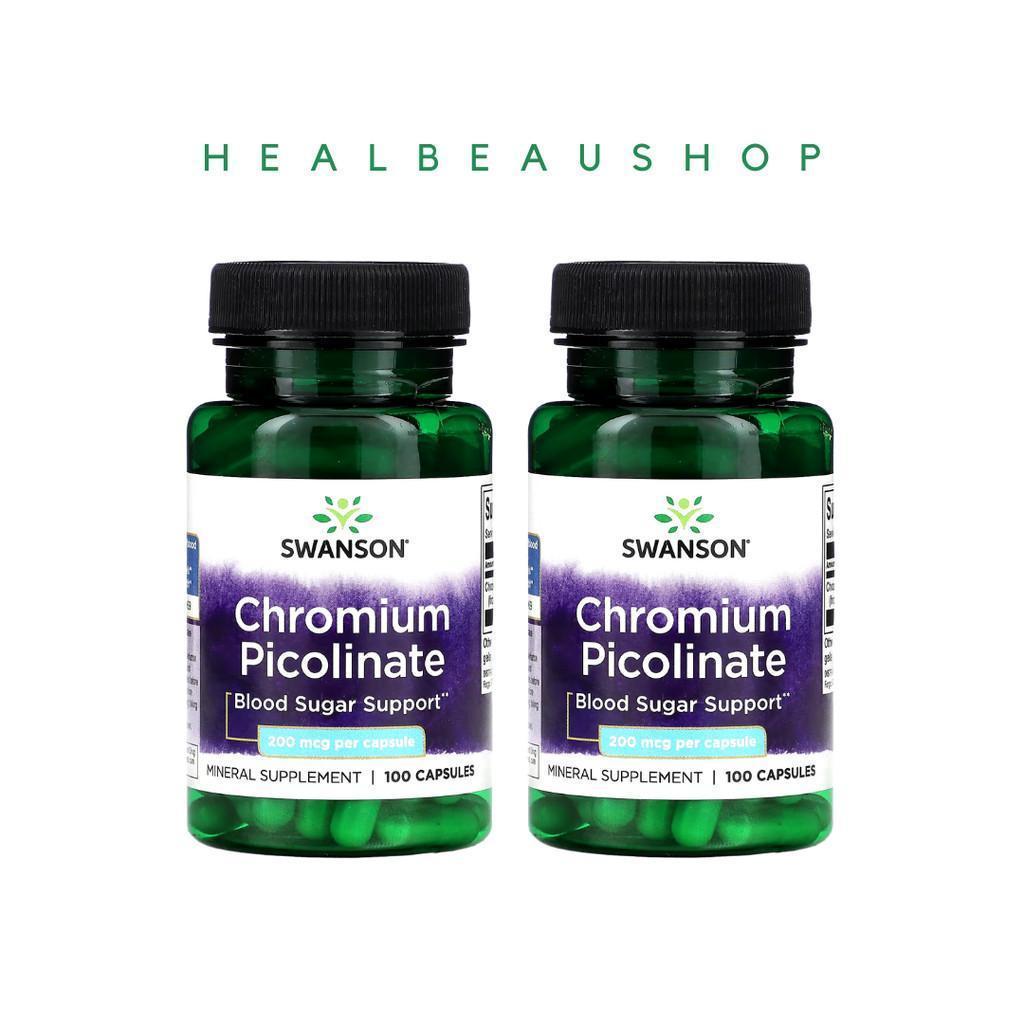 Swanson Chromium Picolinate 200mcg Original USA