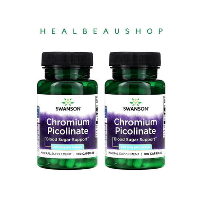 Swanson Chromium Picolinate 200mcg Original USA