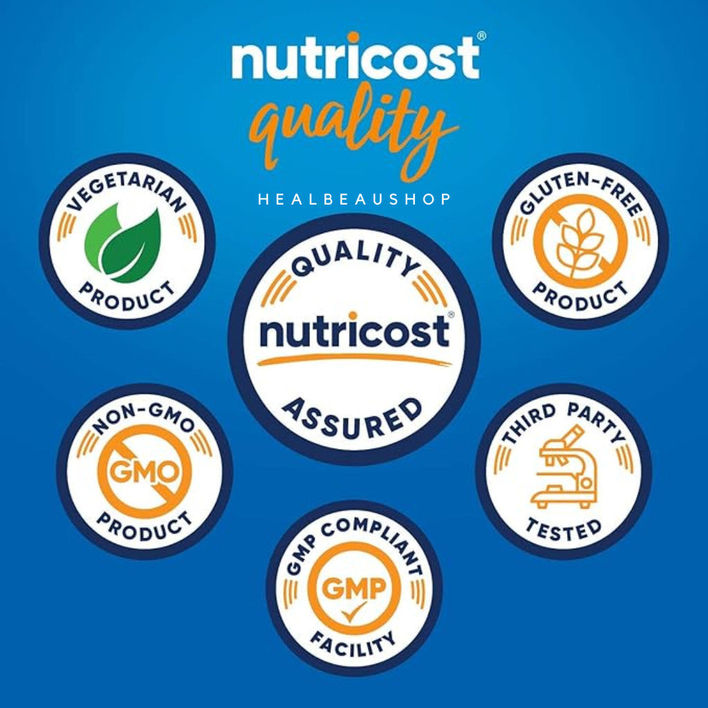 Nutricost Citrus Bergamot 1200mg, 120 Caps Bundling Package Suplemen Kolestrol