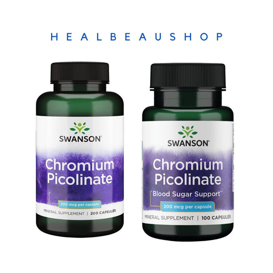 Swanson Chromium Picolinate 200mcg Original USA