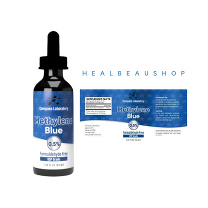Methylene Blue 1% 50ml USP grade Vitamin Otak