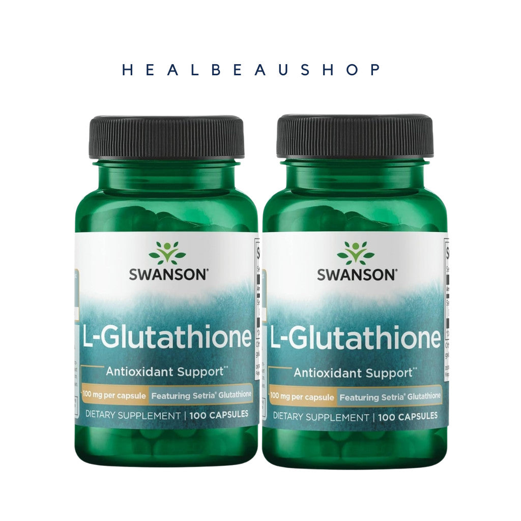 Swanson Setria Japan L-Glutathione 100mg isi 100caps Ori USA