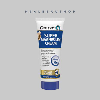 Caruso's Super Magnesium Cream Pereda Nyeri Artritis Otot Sendi Ori AS