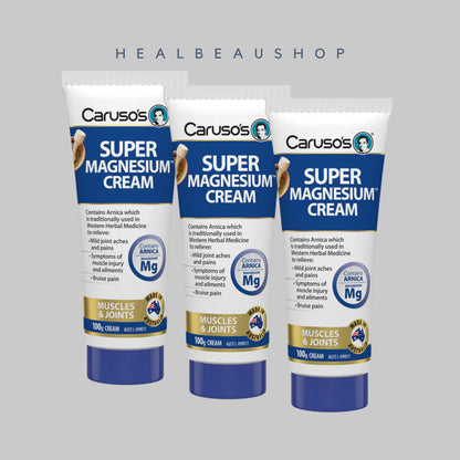 Caruso's Super Magnesium Cream Pereda Nyeri Artritis Otot Sendi Ori AS