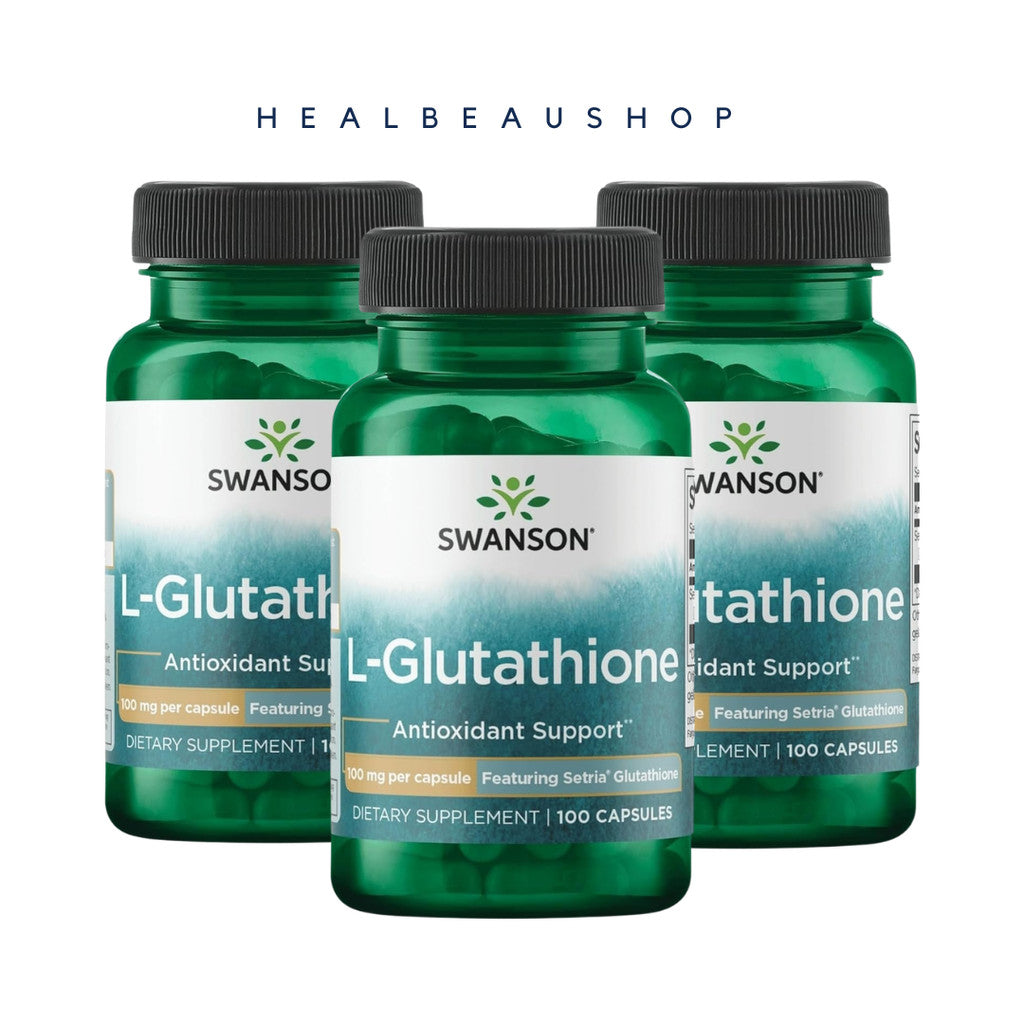 Swanson Setria Japan L-Glutathione 100mg isi 100caps Ori USA