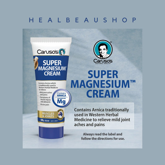 Caruso's Super Magnesium Cream Pereda Nyeri Artritis Otot Sendi Ori AS