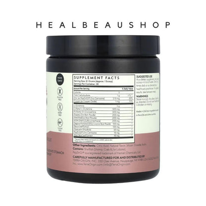 Terra Origin Healthy Gut Powder Kesehatan Pencernaan Rasa Peach banana