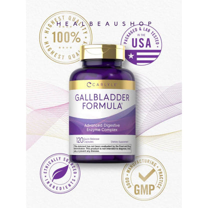 Carlyle Gallbladder Formula 120caps Digestive Enzyme untuk Kantung Empedu
