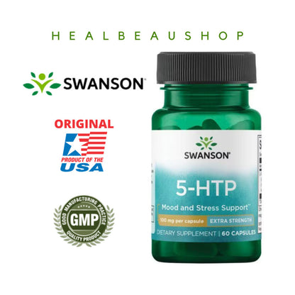Swanson 5 HTP 100mg 60caps Mood Stress Support Original USA