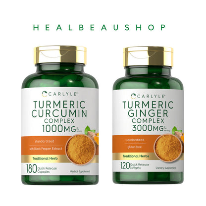Carlyle Turmeric Curcumin Complex 1000mg|3000mg Anti Radang,Anti Inflamasi