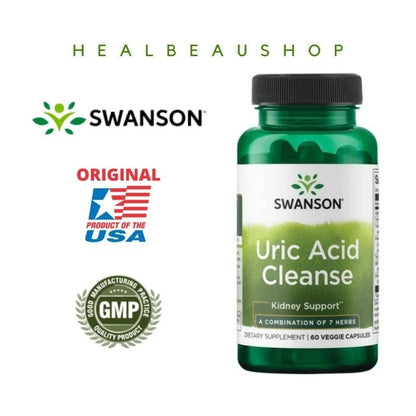 Swanson Uric Acid Cleanse Asam Urat 60 caps Original USA