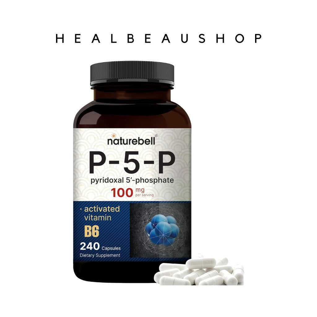 Naturebell P-5-P (Pyridoxal-5-Phosphate) 240 Capsules Vitamin B6