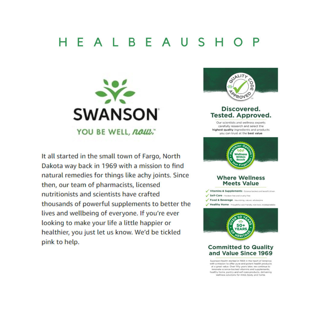 Swanson Ginger Turmeric Jahe Kunyit Anti Inflamasi Bakteri Jamur 60caps