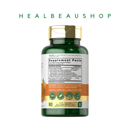 Carlyle Turmeric Curcumin Complex 1000mg|3000mg Anti Radang,Anti Inflamasi