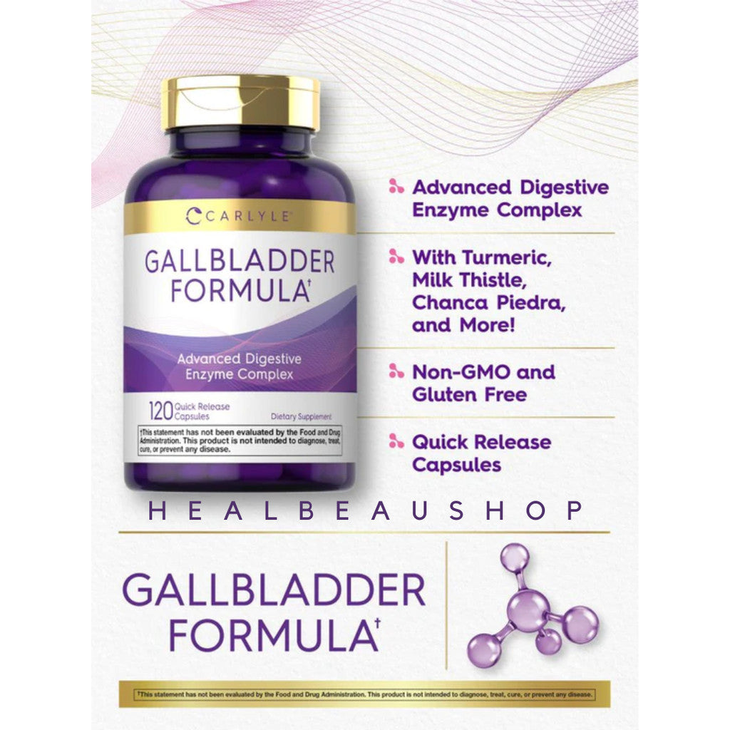 Carlyle Gallbladder Formula 120caps Digestive Enzyme untuk Kantung Empedu