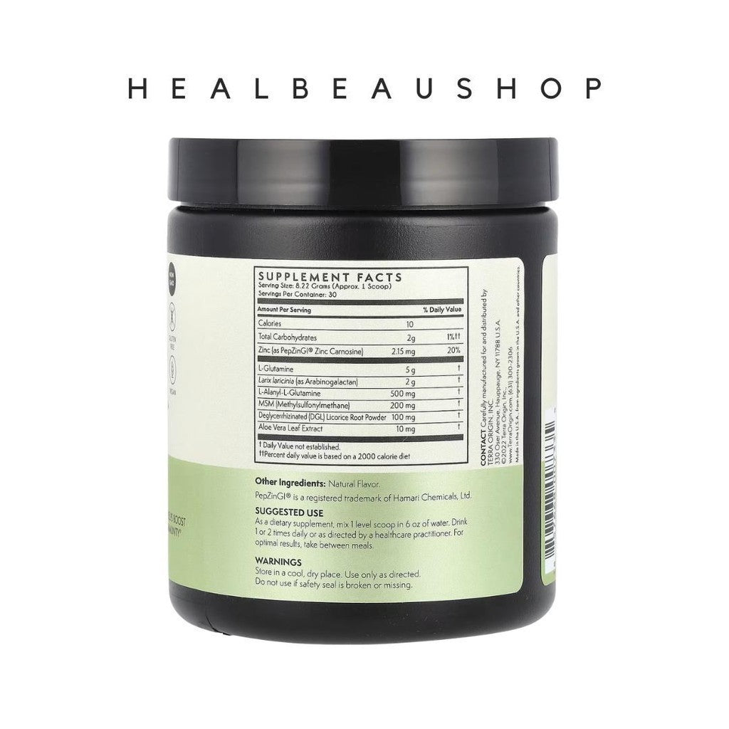 Terra Origin Healthy Gut Powder Kesehatan Pencernaan Rasa Peach banana