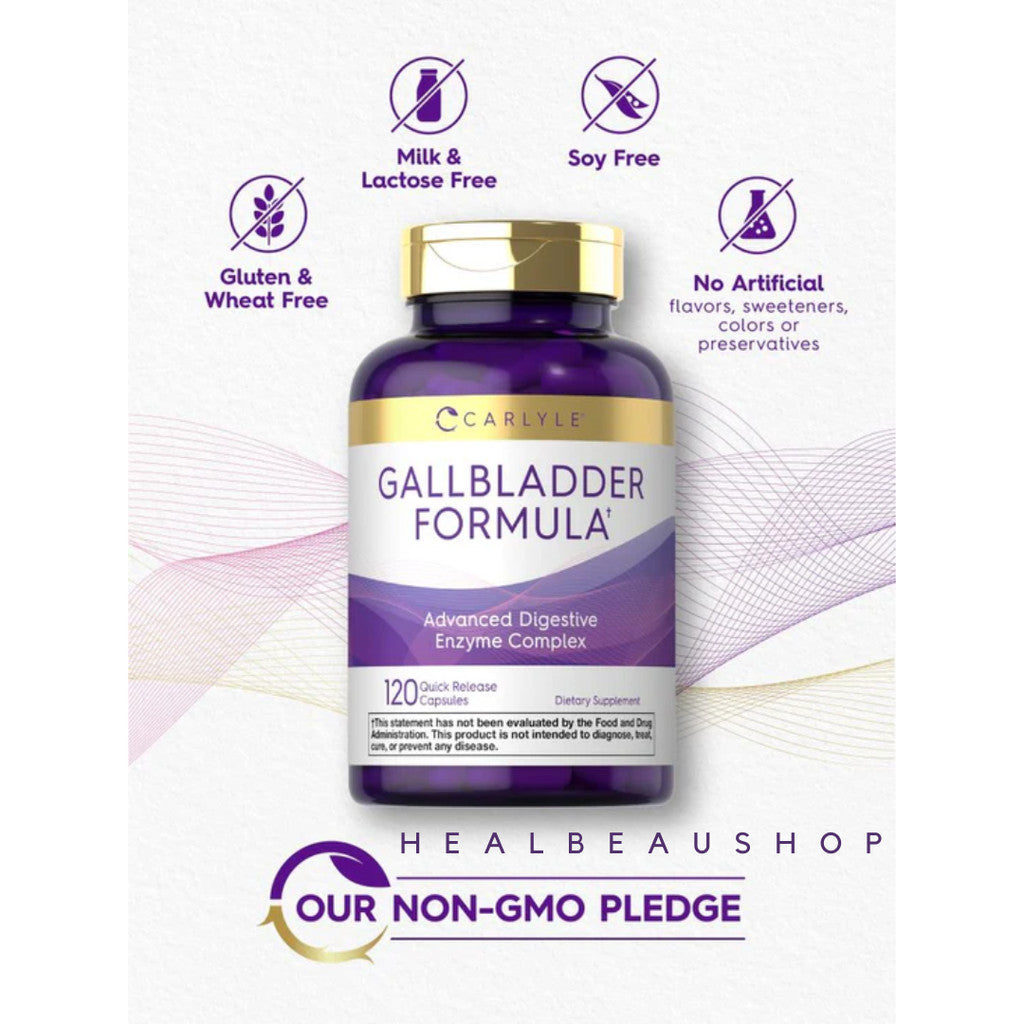Carlyle Gallbladder Formula 120caps Digestive Enzyme untuk Kantung Empedu