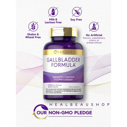 Carlyle Gallbladder Formula 120caps Digestive Enzyme untuk Kantung Empedu