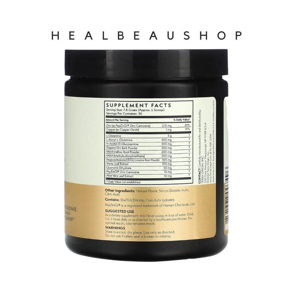 Terra Origin Healthy Gut Powder Kesehatan Pencernaan Rasa Peach banana