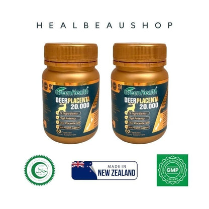 Deer Placenta Green Health 20.000mg Isi 60 Kapsul