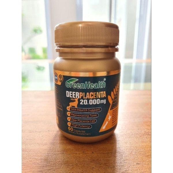 Bundling 3 Botol Deer Placenta/Plasenta Rusa Green Health Ori 20.000mg