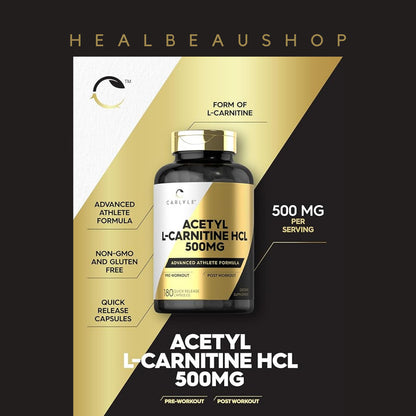 Carlyle NAC Plus HCL 1000mg Detox Antioksidan & Meningkatkan Metabolisme Tubuh
