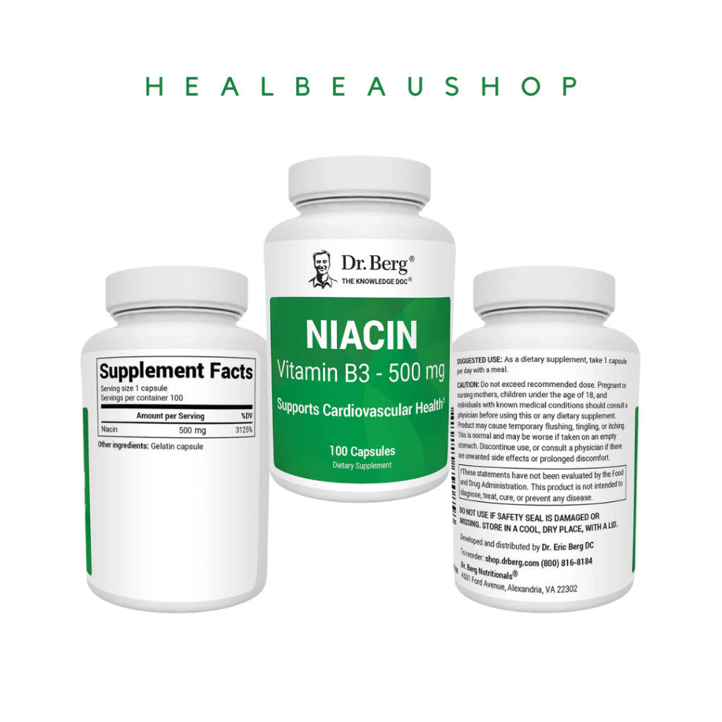 Dr. Berg Natural B1 Allithiamine B3 Niacin B12 Methylcobalamin B Complex