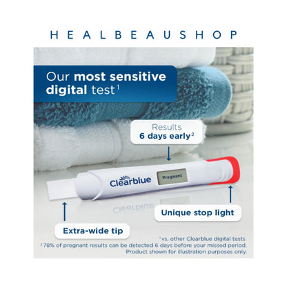 #1 Best Seller Clear Blue 6 Days Sooner Alat Tes Kehamilan 99% Akurasi Deteksi DIni