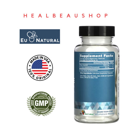 Eu Natural Regulate MYO D-Chiro Inositol PCOS Promil 120caps Ori US