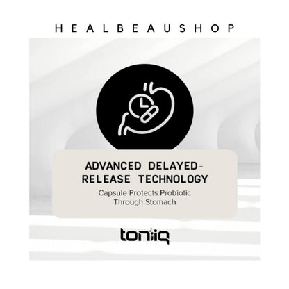 Toniiq Probiotic 200billion 30strain Lactobacillus Reuteri 50billion 60caps