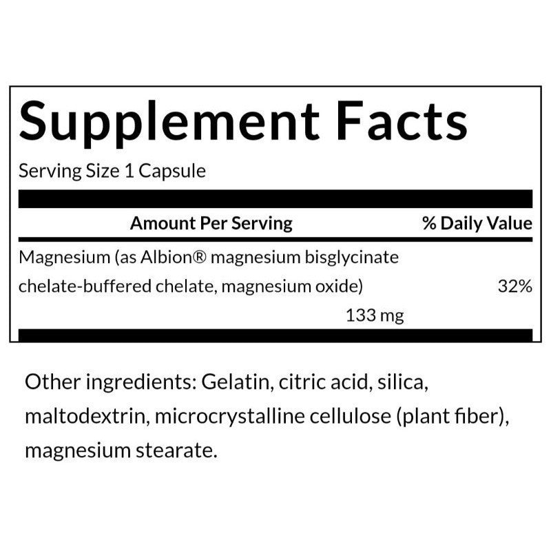 Swanson Albion Magnesium Glycinate Syaraf Otot Tulang 133mg 90caps ORI