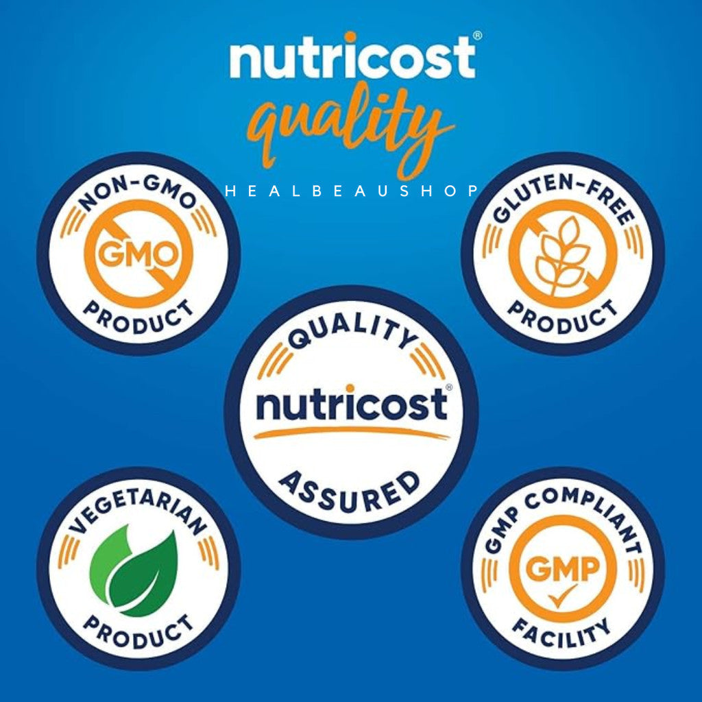 Nutricost Vitamin B12 (Methylcobalamin) 1000 2000 5000mcg 120caps Syaraf Kulit Sel Darah Merah