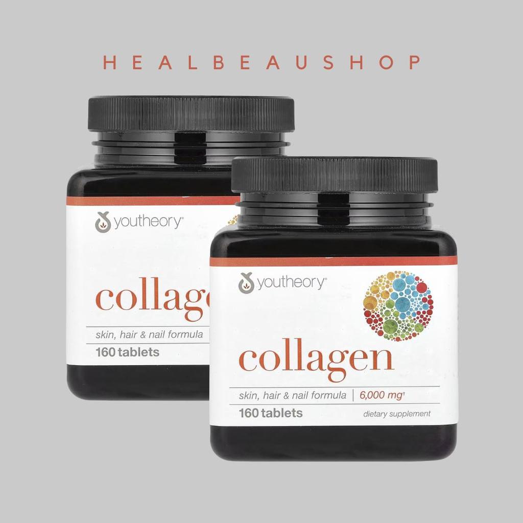 Collagen 6000mg Hair Skin Nail 160caps Ori USA