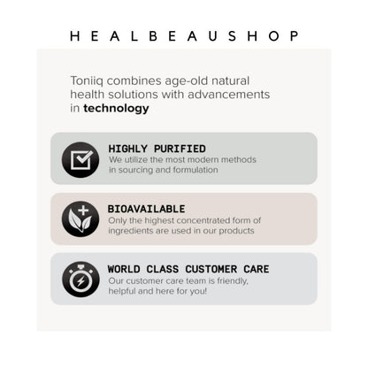 Toniiq Probiotic 200billion 30strain Lactobacillus Reuteri 50billion 60caps