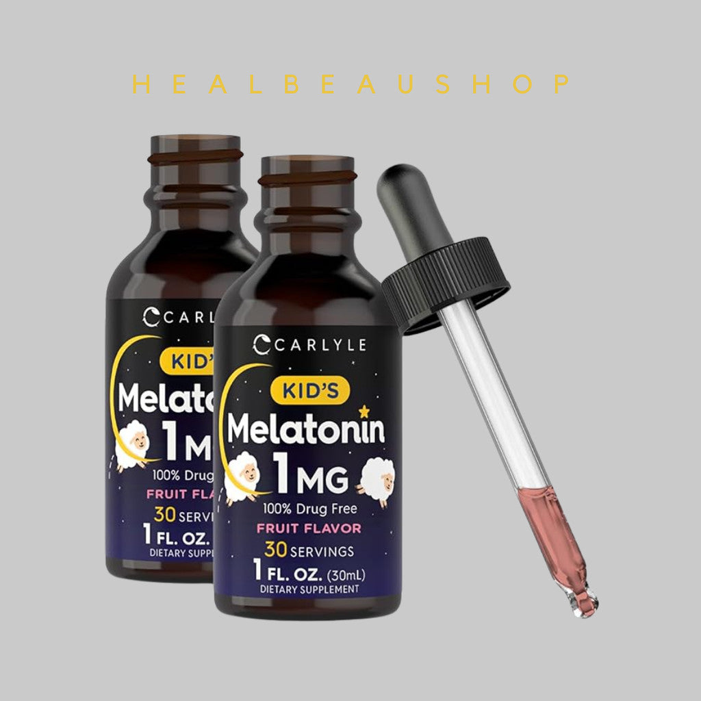 Carlyle Melatonin Liquid Kids Anak Tidur Nyenyak 1mg Rasa Buah Drug Free Ori USA