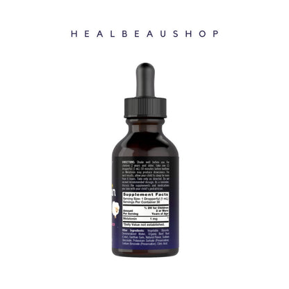 Carlyle Melatonin Liquid Kids Anak Tidur Nyenyak 1mg Rasa Buah Drug Free Ori USA