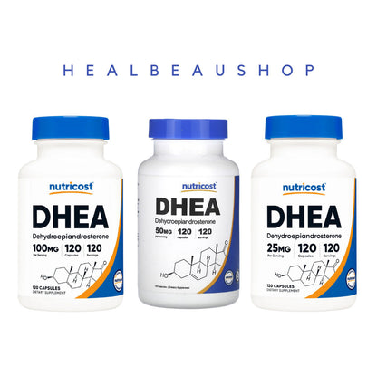 Nutricost Dhea 25 50 100 isi 120 caps  Keseimbangan Hormon Dan Anti aging