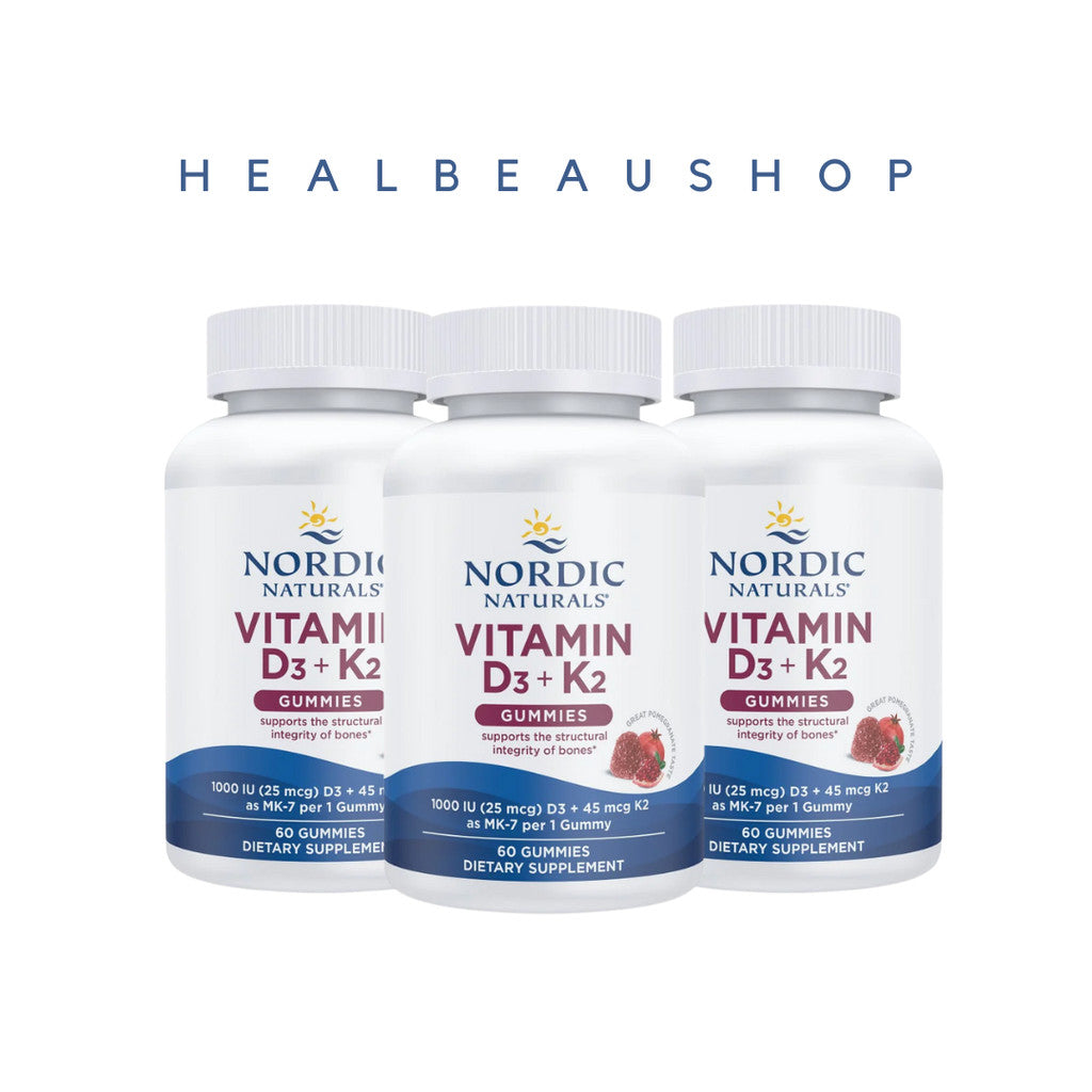 D3 K2 Anak Nordic Naturals 60 Gummies 45mcg (1000iu)