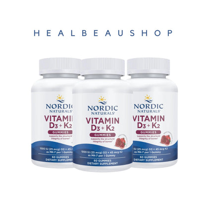 D3 K2 Anak Nordic Naturals 60 Gummies 45mcg (1000iu)
