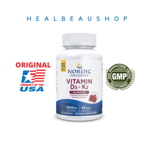 D3 K2 Anak Nordic Naturals 60 Gummies 45mcg (1000iu)