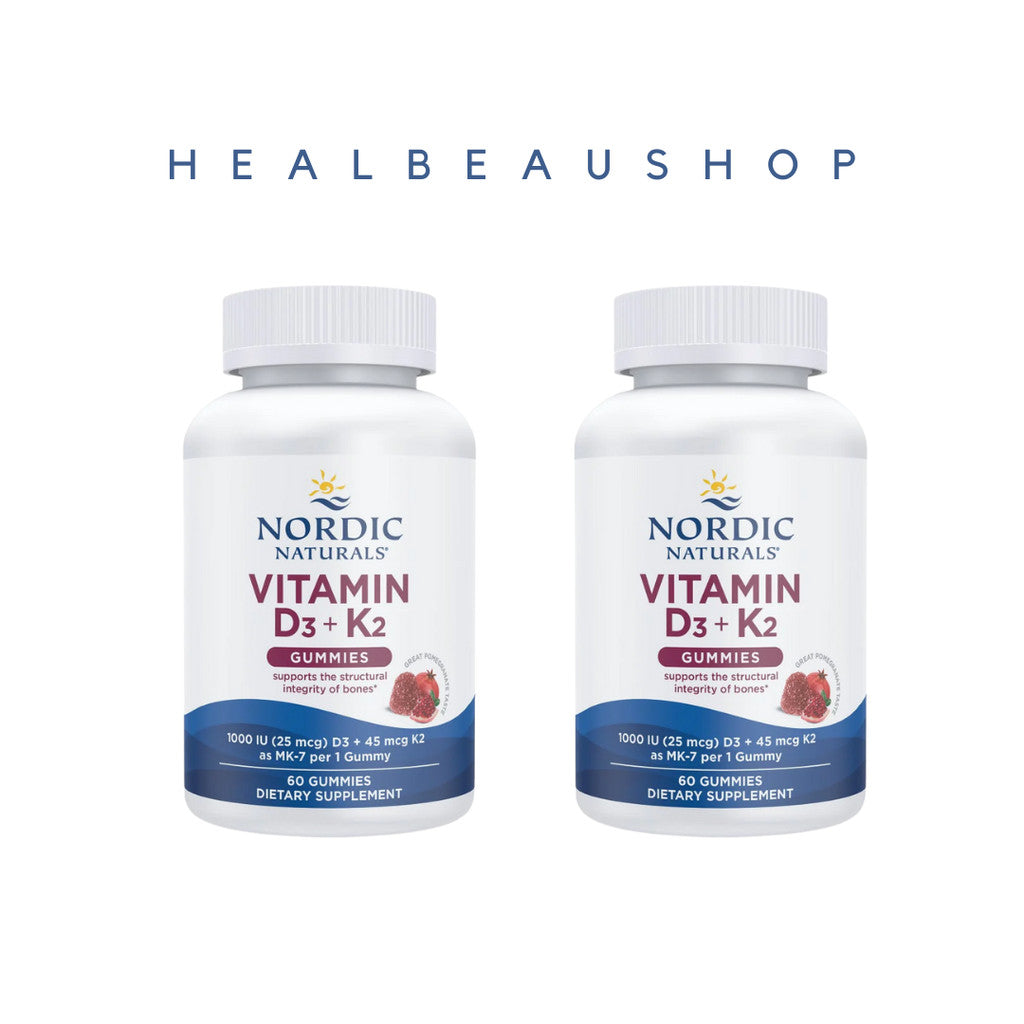 D3 K2 Anak Nordic Naturals 60 Gummies 45mcg (1000iu)