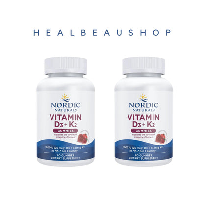 D3 K2 Anak Nordic Naturals 60 Gummies 45mcg (1000iu)