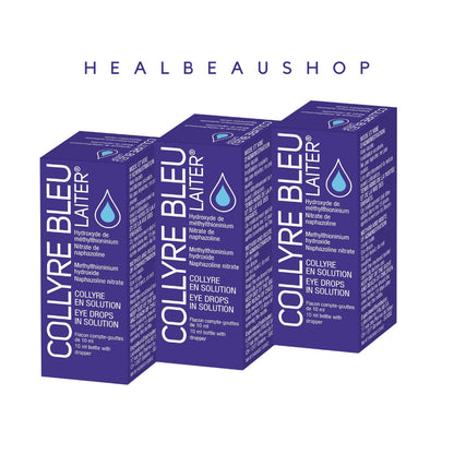 Laiter Collyre Bleu Eye Drops Tetes Mata 10 ml Original dari Perancis