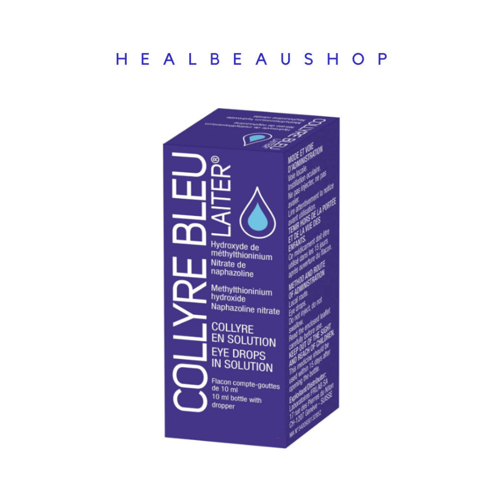 Laiter Collyre Bleu Eye Drops Tetes Mata 10 ml Original dari Perancis