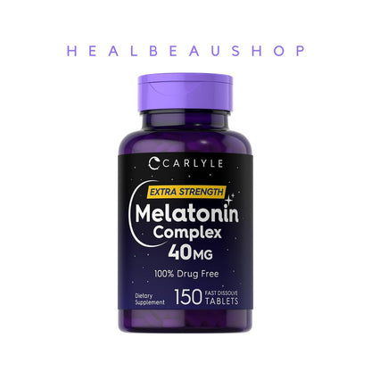 Carlyle Melatonin 40 Mg Complex Suplemen Insomnia Depresi Gelisah